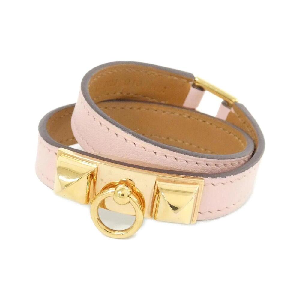 HERMES Pink Charm Bracelet